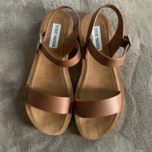 Tan sandals